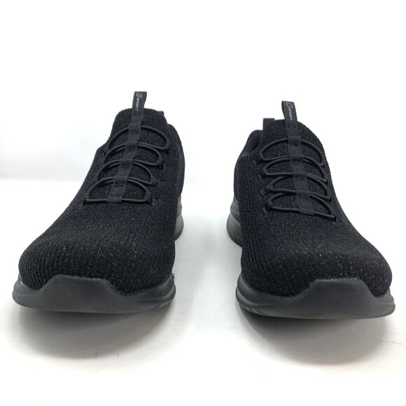 Skechers Sneakers Womens 11 Charlize 2.0 Black S Sport Slip On Knit Memory Foam - Picture 2 of 9